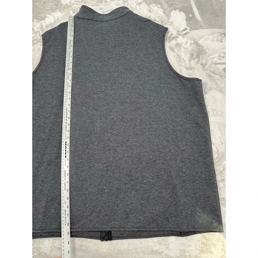 Oak Hill Puffer Vest Mens 3XLT Gray Black‎ Business Casual Finance Hiking NWT